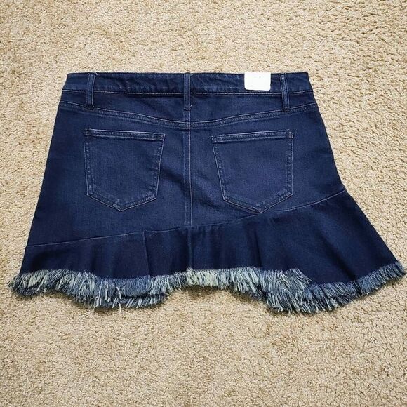 Tinsel Town Denim Stretch Skirt -Q - Picture 2 of 3